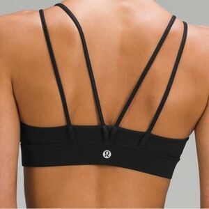 lululemon athletica Strappy Black Sports Bra
